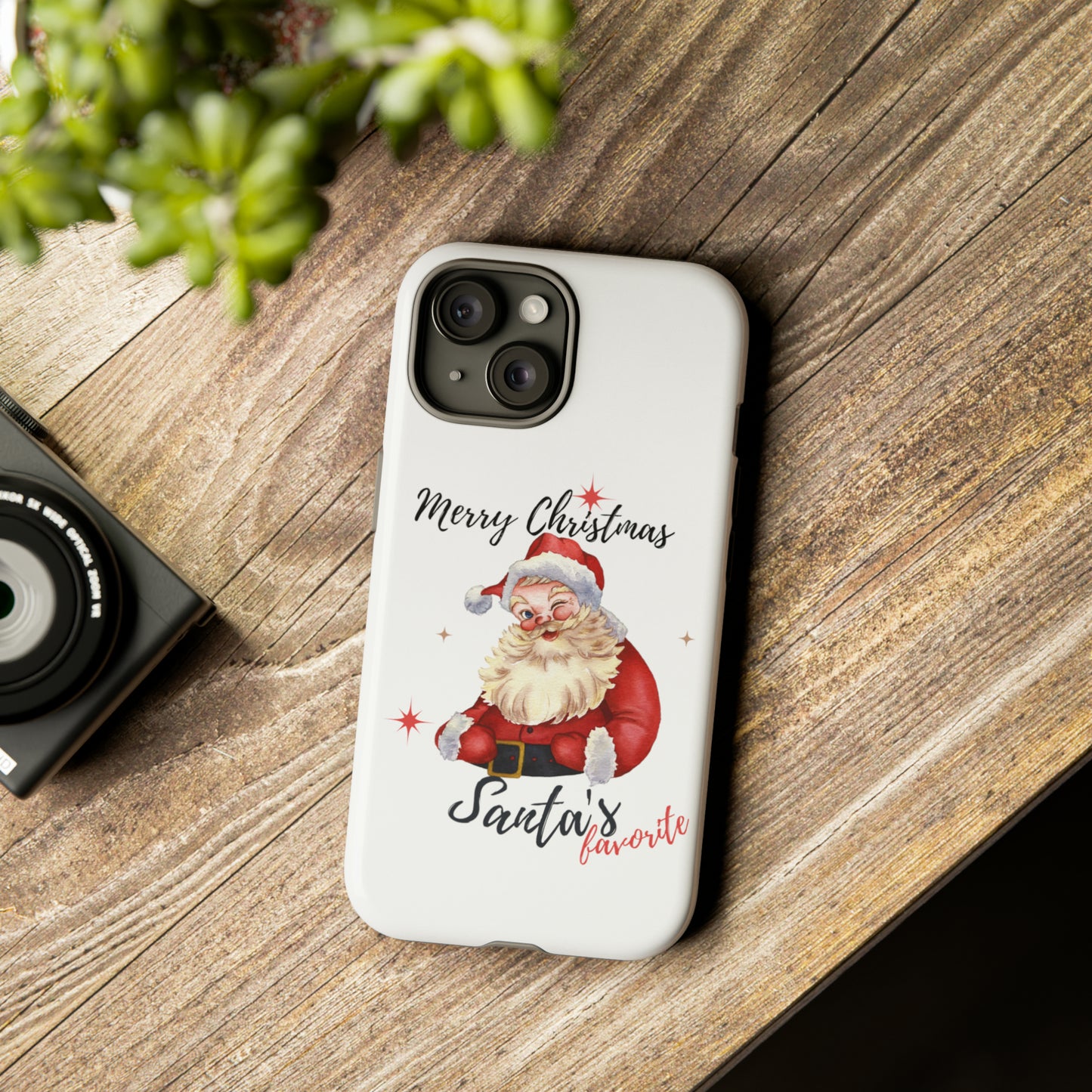 iPhone 15 Christmas Santa Phone Case